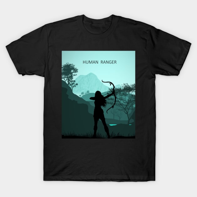 Human Ranger T-Shirt by Rykker78 Artworks